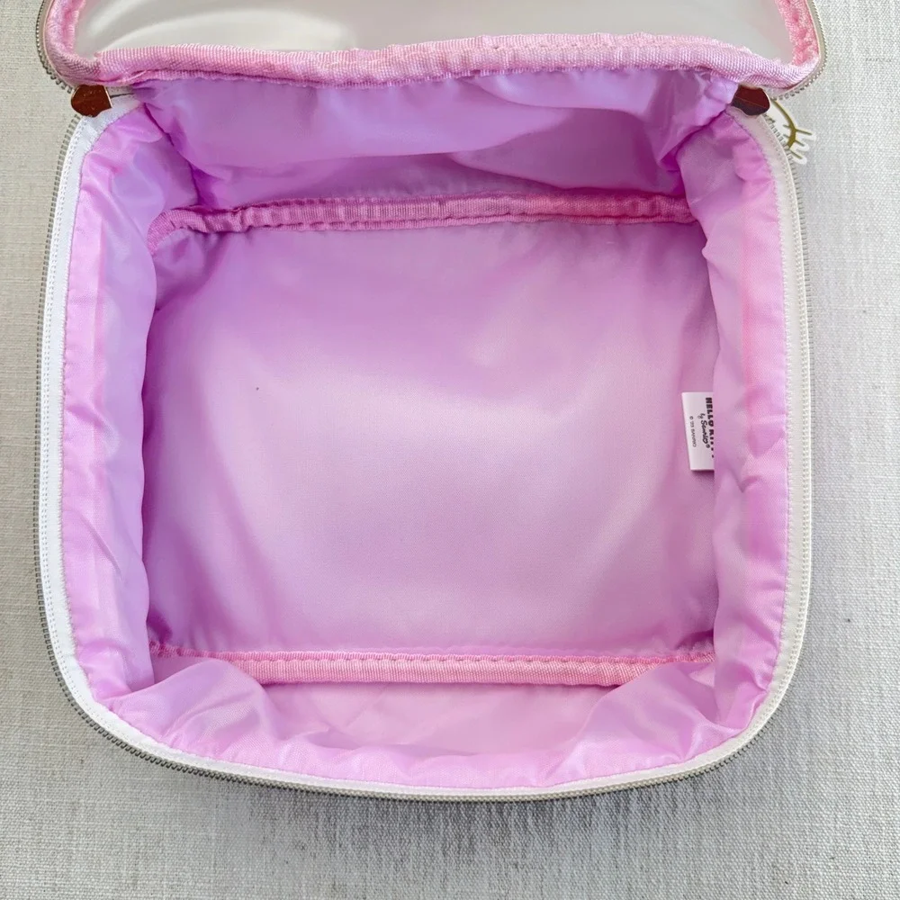 The Creme Shop x Hello Kitty Beauty‎ Travel Case Pink Clear Makeup Bag HKTC9196